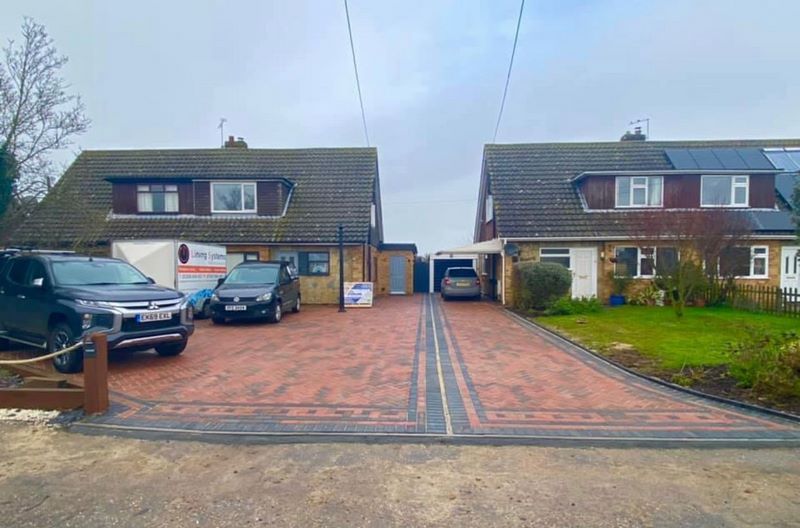 before & after driveway completed in ipswich