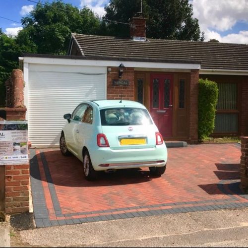 block paving driveway completed in gt barton bury st edmunds