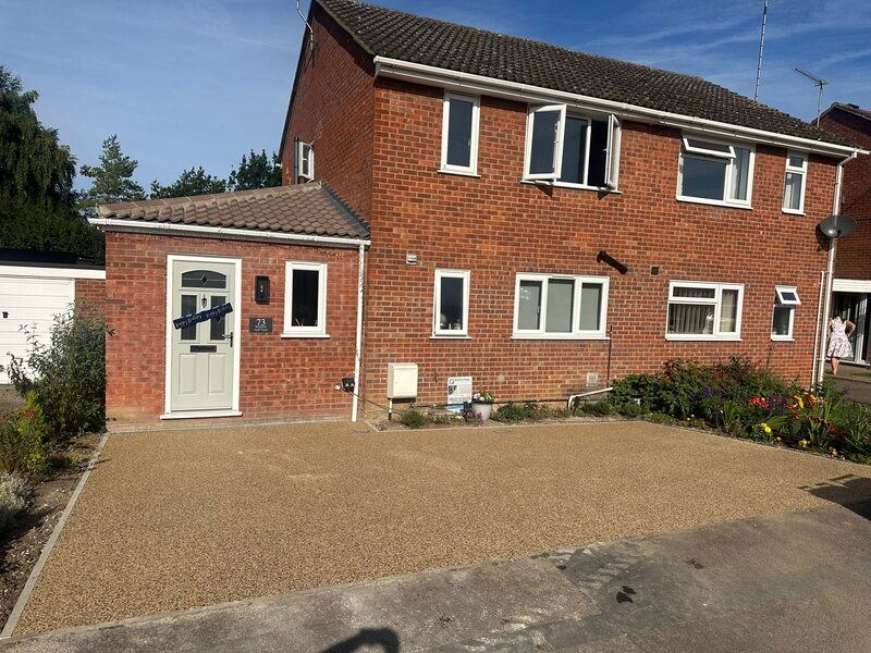 bury st edmunds resin driveway after