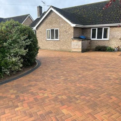 large block paved driveway ipswich